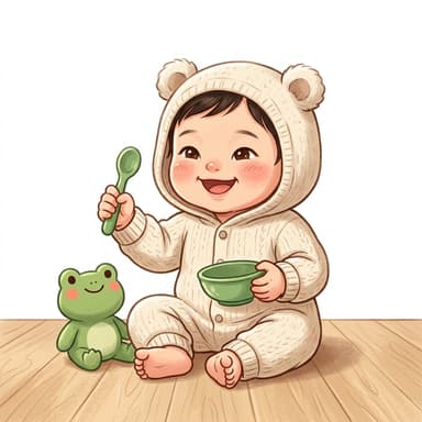 Ilustrasi bayi lucu
